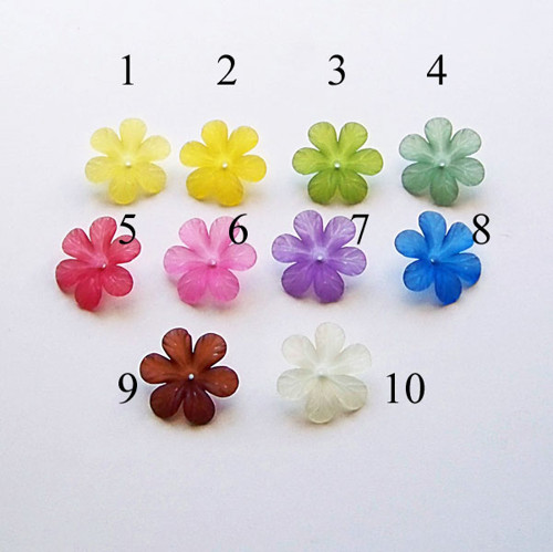 Akrylová kytka MAXI/ 30x8mm