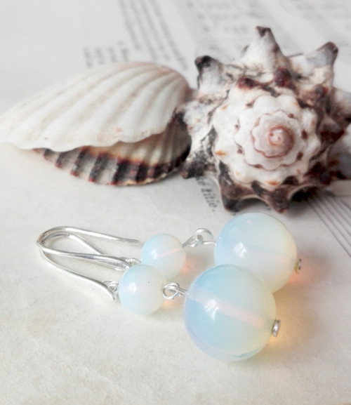 Opalite & Silver / Naušnice s opalitem - Ag 925 — foto 1
