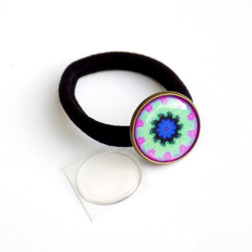 Novinka!DIY Gumička do vlasů s lůžkem 20mm+EPOXY