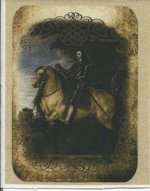 Bavlněná látka - panel 7 x 9,5 cm