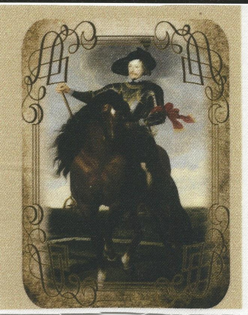 Bavlněná látka - panel 7 x 9,5 cm