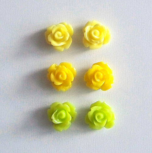 Pryskyřicová minirůže / 10mm/ 2ks
