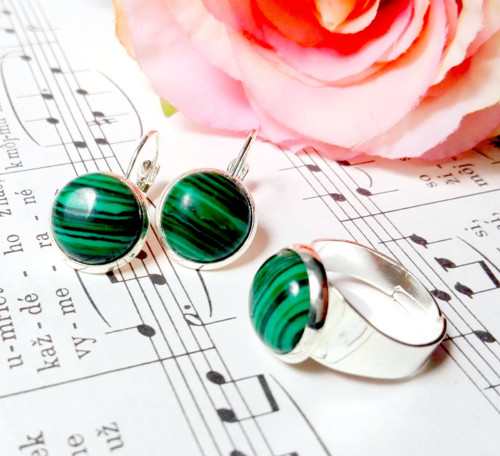 Elegant Malachite Set / Set s malachitem — foto 1
