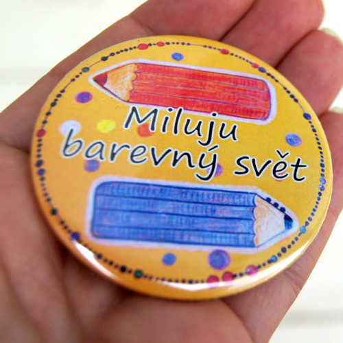Odznáček VELKÝ pro barevný svět