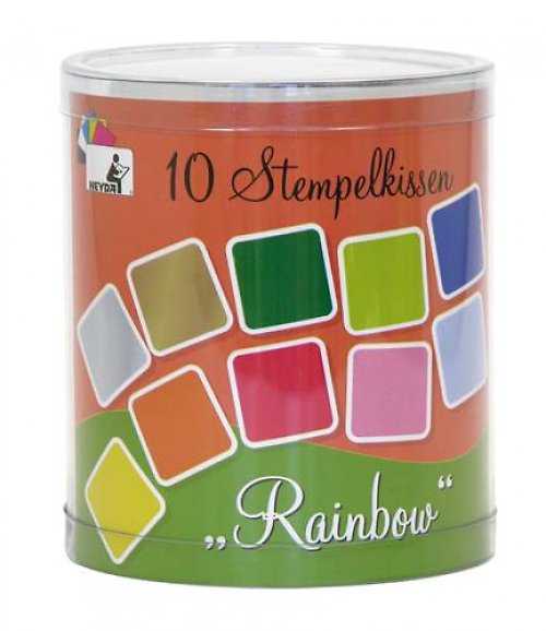 Sada 10ti polštářků RAINBOW — foto 1