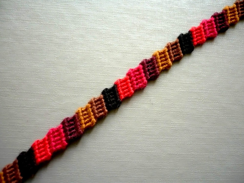 Proužkatý náramek 13,5 cm