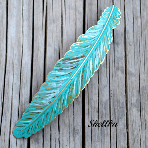 Spona do vlasů ,,FEATHER,, IX. — foto 1