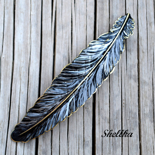 Spona do vlasů ,,FEATHER,, X. — foto 1