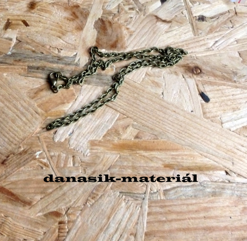 BRONZOVÝ ŘETÍZEK 51 cm - 3x4 mm — foto 1