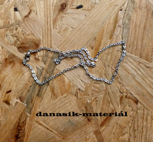 PLATINOVÝ ŘETÍZEK 46 cm, 4x3 mm — foto 1