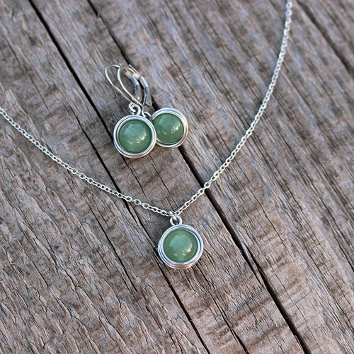 Ze zahrad • avanturín, chir. ocel — foto 1