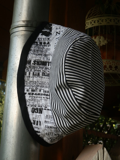 Pánský letní klobouk oboustranný "Black&white" — foto 1