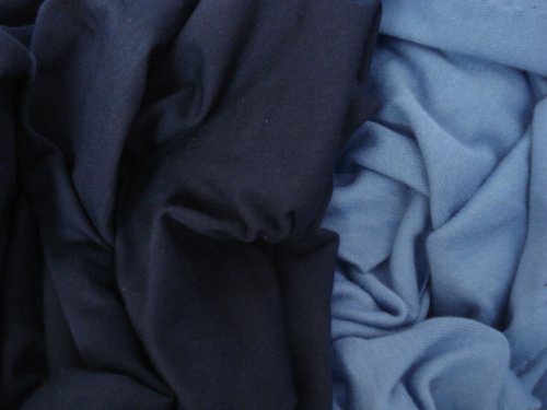 Oboulícní pletenina modrá — foto 1
