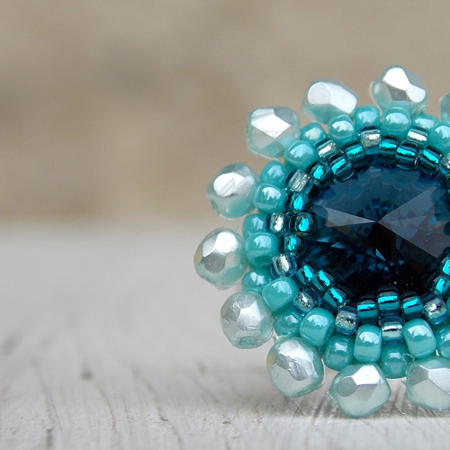 Blue Sky - prsten - Swarovski... — foto 1