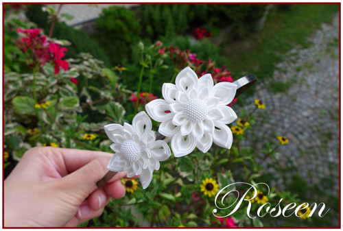 Kanzashi čelenka My Wedding Day — foto 1