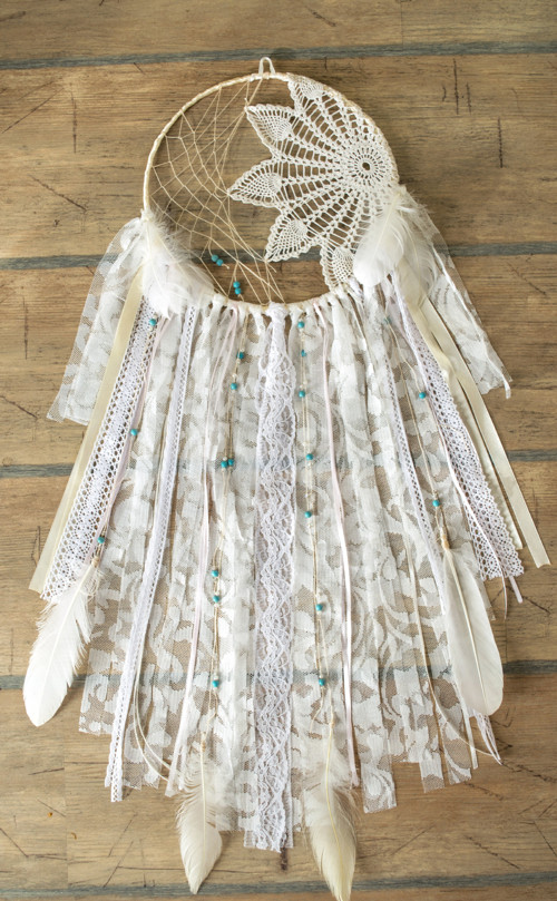 Krajkový Lapač snů / Shabby Chic / Boho — foto 1