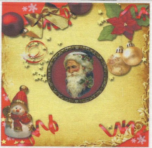 Bavlněná látka - panel 10,5 x 11 cm
