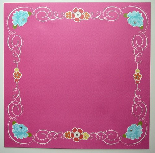 Jednostranná čtvrtka 30,5x30,5cm