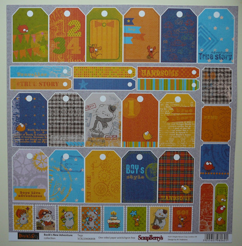 Jednostranná čtvrtka 30,5x30,5 cm