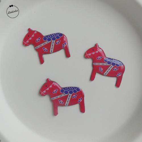Mini magnets - koníček Dalahäst — foto 1
