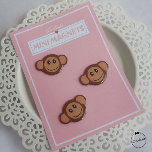 Mini magnets - monkeys — foto 1