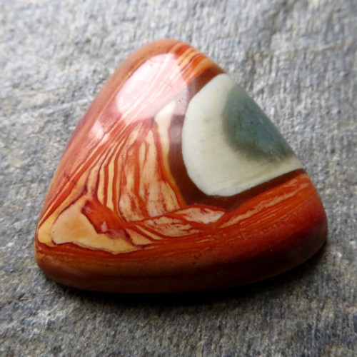 Polychromní jaspis, XXL kabošon č.2 — foto 1