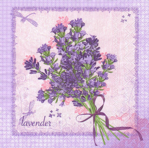 Ubrousek - levandule ve svazcích