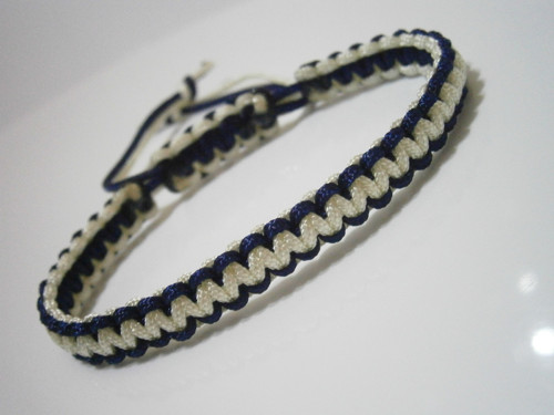 Oboustranný náramek (macramé) - Unisex — foto 1