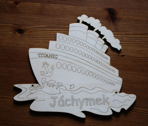 Jmenovka loď — foto 1
