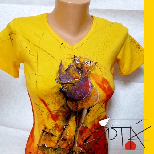 Triko, "paní Štulpna muchlá TULIPÁN", S — foto 1
