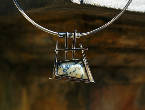 Nerezový náhrdelník...." Silver throne " — foto 1