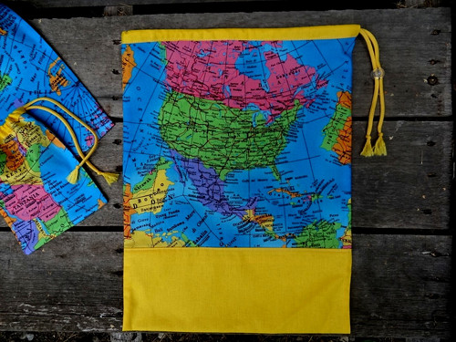Pytlíky Mapa světa — foto 1