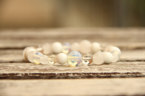 Náramok z minerálov crystal — foto 1