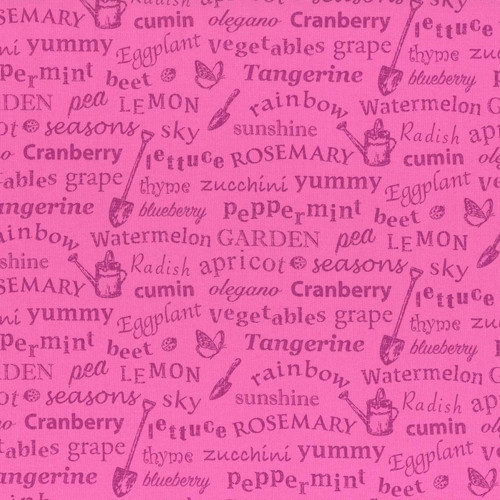 Látka L's Modern Garden - PETAL GARDEN TEXT