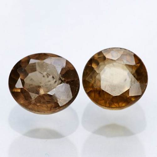 Zirkon - HEZKÝ TŘPYT pár 1,05ct — foto 1