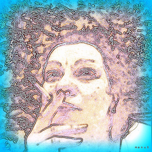Psychedelic dream - počítačová malba