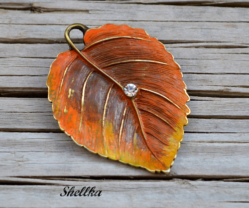Brož ,,AUTUMN LEAF,, — foto 1