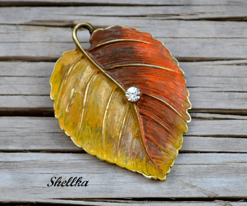 Brož ,,AUTUMN LEAF,, II. — foto 1