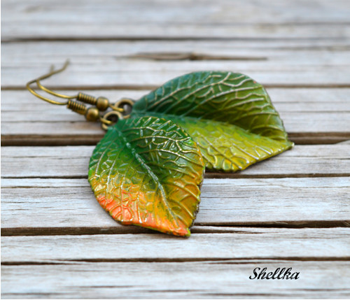 Náušnice ,,AUTUMN LEAVES,, II. — foto 1