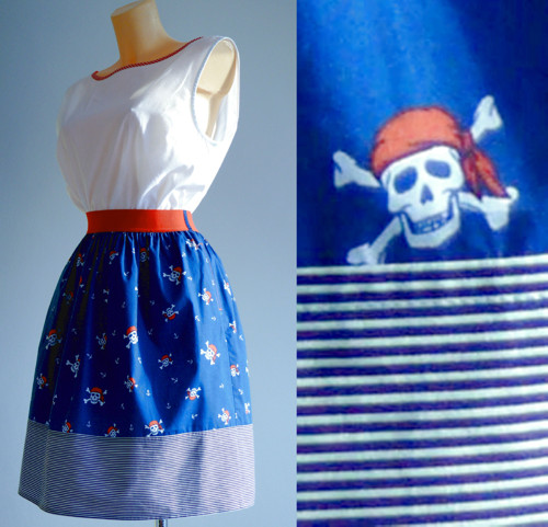Skirt Pirates Mate/StripyDarkBlue — foto 1