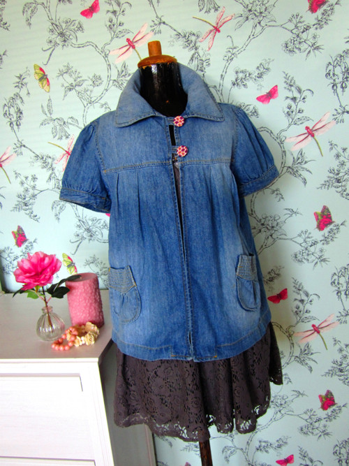 Sáčko jeans ala šedesátky — foto 1
