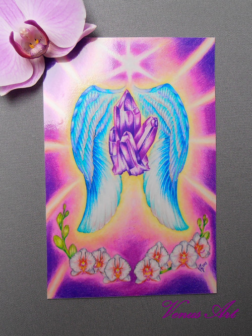 Magnetka - ARCHANDĚL ZADKIEL 10x15 cm
