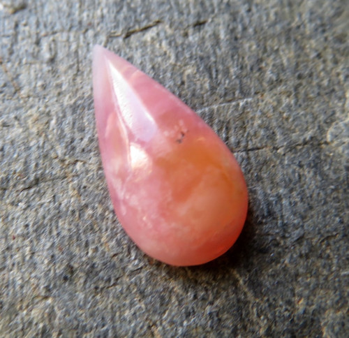 R Super růžový opál - Peru kabošon č.4 — foto 1