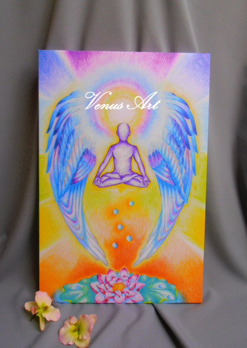 ANDĚL MEDITACE 40x60cm plátno SLEVA30%