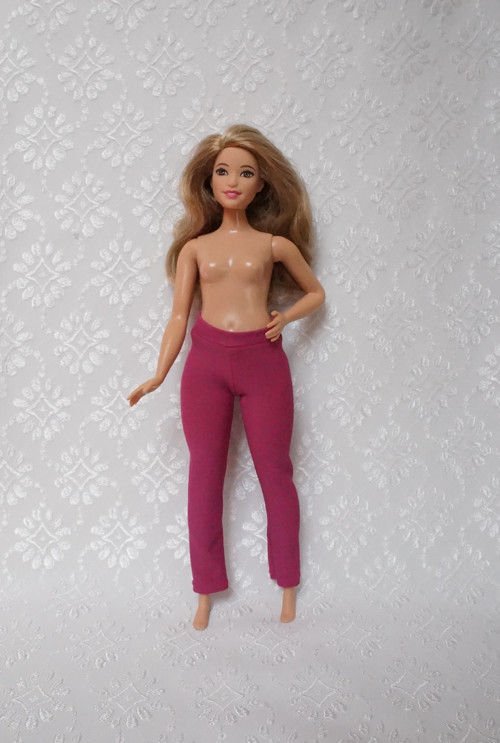 Kalhoty pro Barbie 2016 - curvy - baculku — foto 1