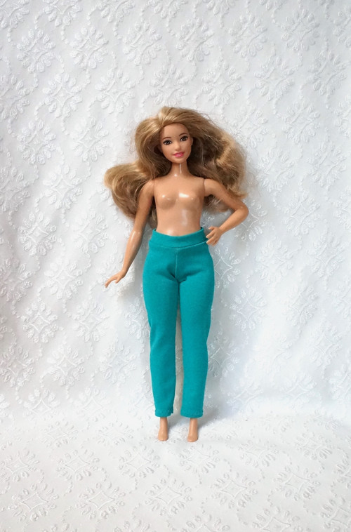 Kalhoty pro Barbie 2016 - curvy - baculku — foto 1