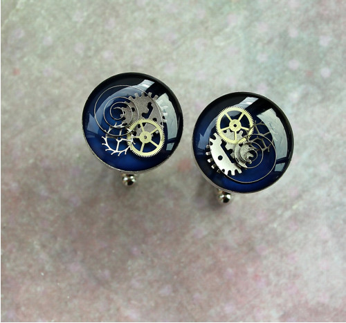 Manžetové knoflíčky /dark blue/ — foto 1