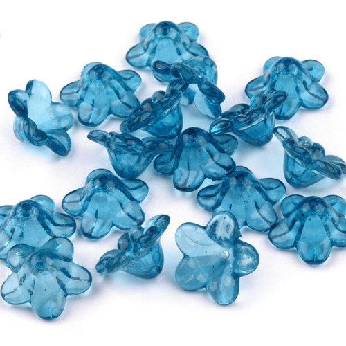 Korálky plast 12x7mm/10ks — foto 1