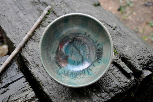 RAKU miska: Tajné písmo — foto 1