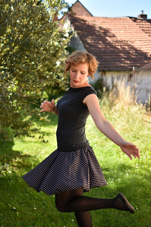 Kolová balónová sukně S-M — foto 1